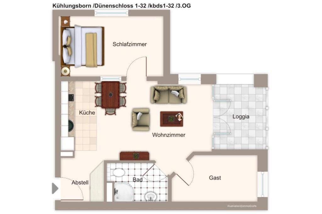 Duenenschloss Duenenschloss 1-32 Kühlungsborn Zewnętrze zdjęcie